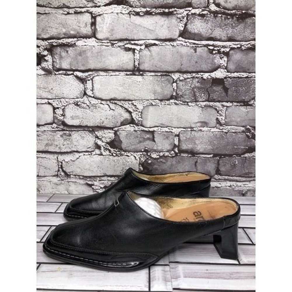 Ara Relax Flex Echt Leder Black Leather Heel Mule… - image 12