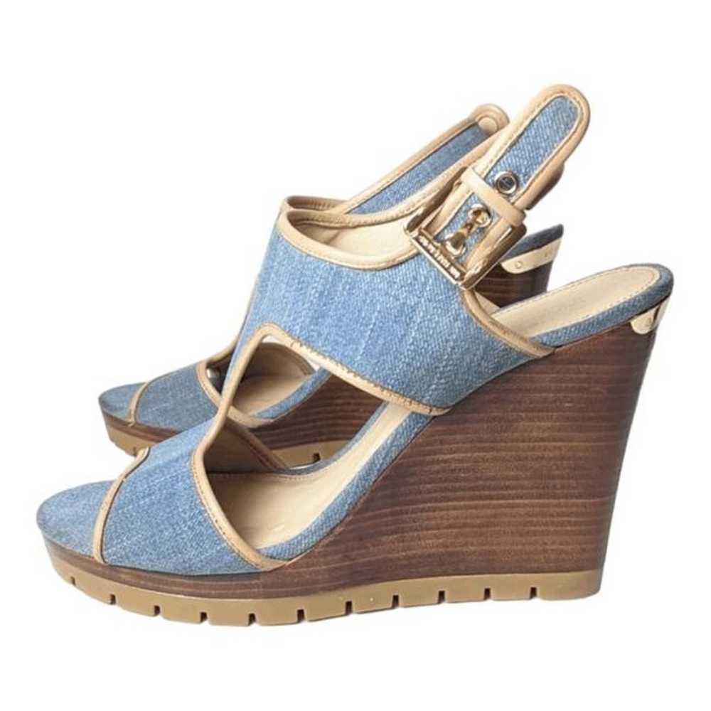 MICHAEL KORS Gillian Wedge Sandal Size 9M - image 2