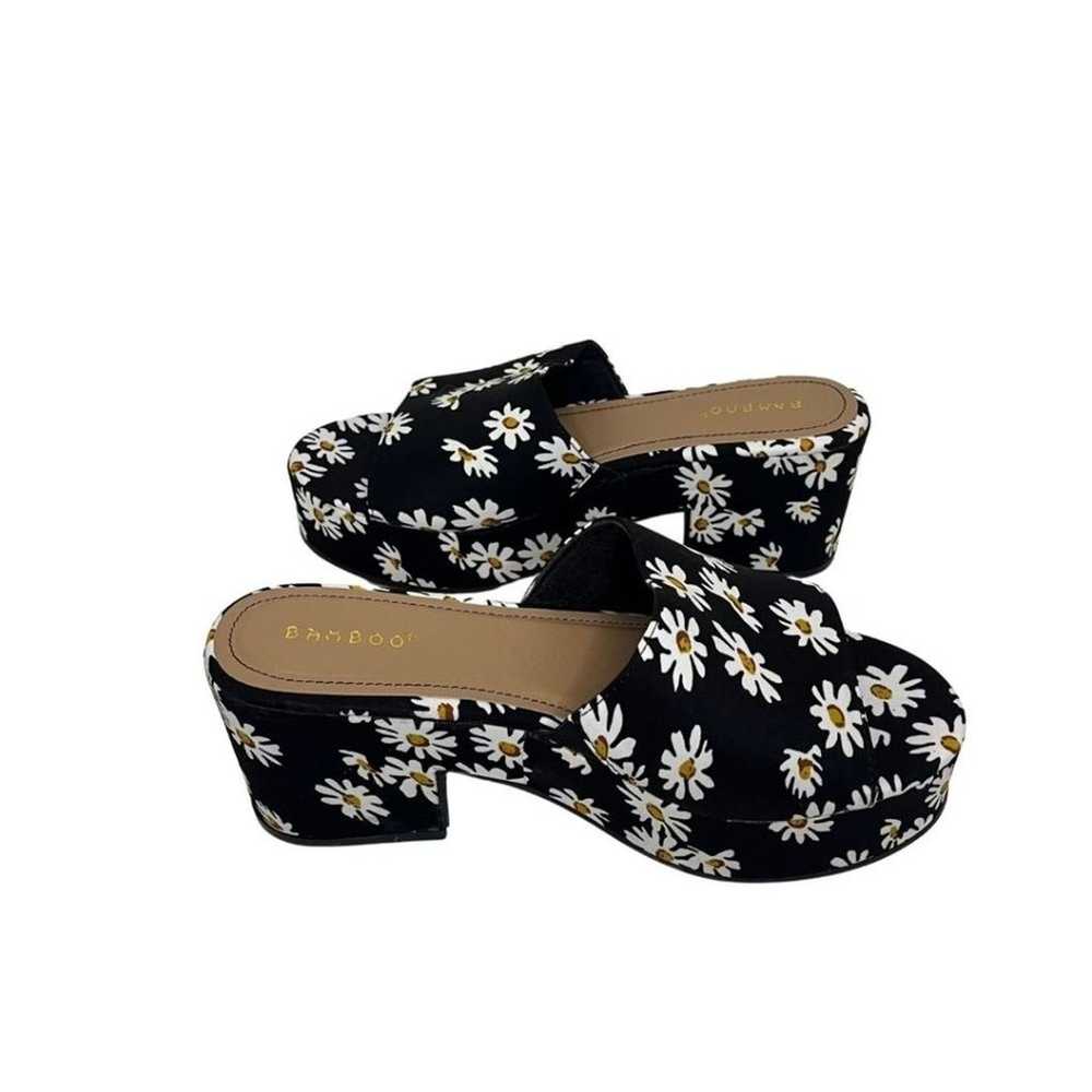 NEW without Box Bamboo Black with White Daisy 90'… - image 6