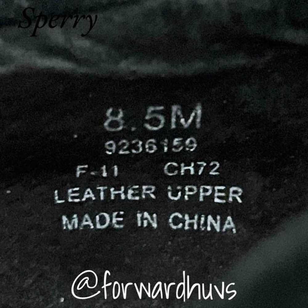 Sperry Darlington Black Suede 4” Block Heel Shoes… - image 10