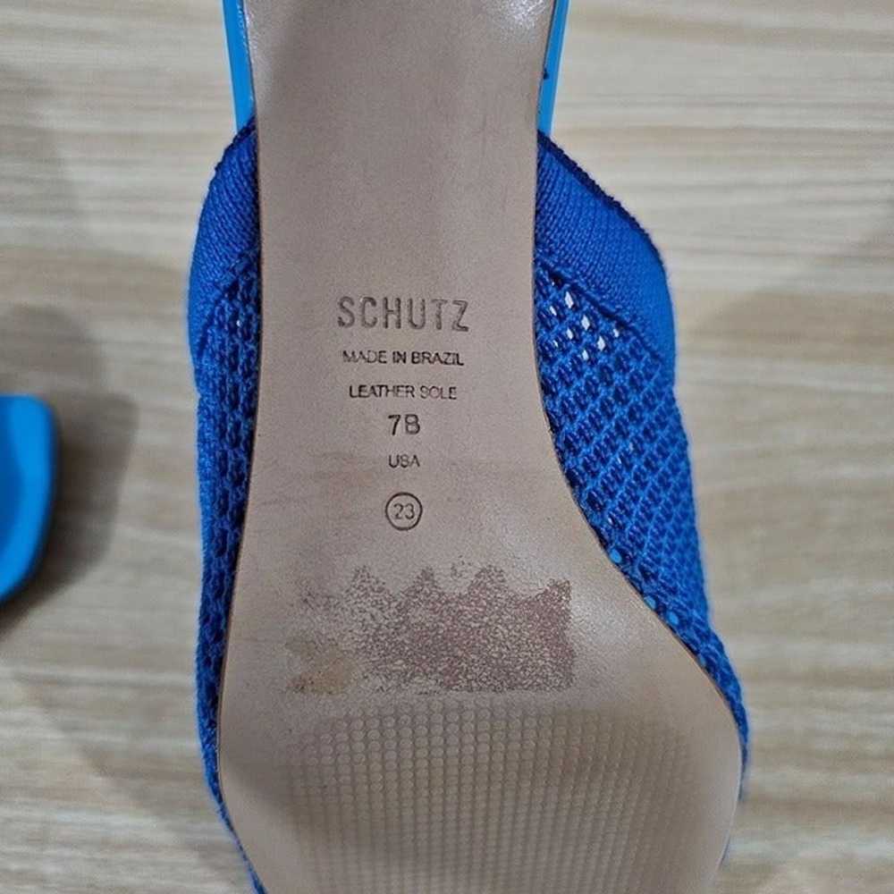 Schutz Sandal Sinara Knit Mesh Mule Womens Shoe S… - image 12