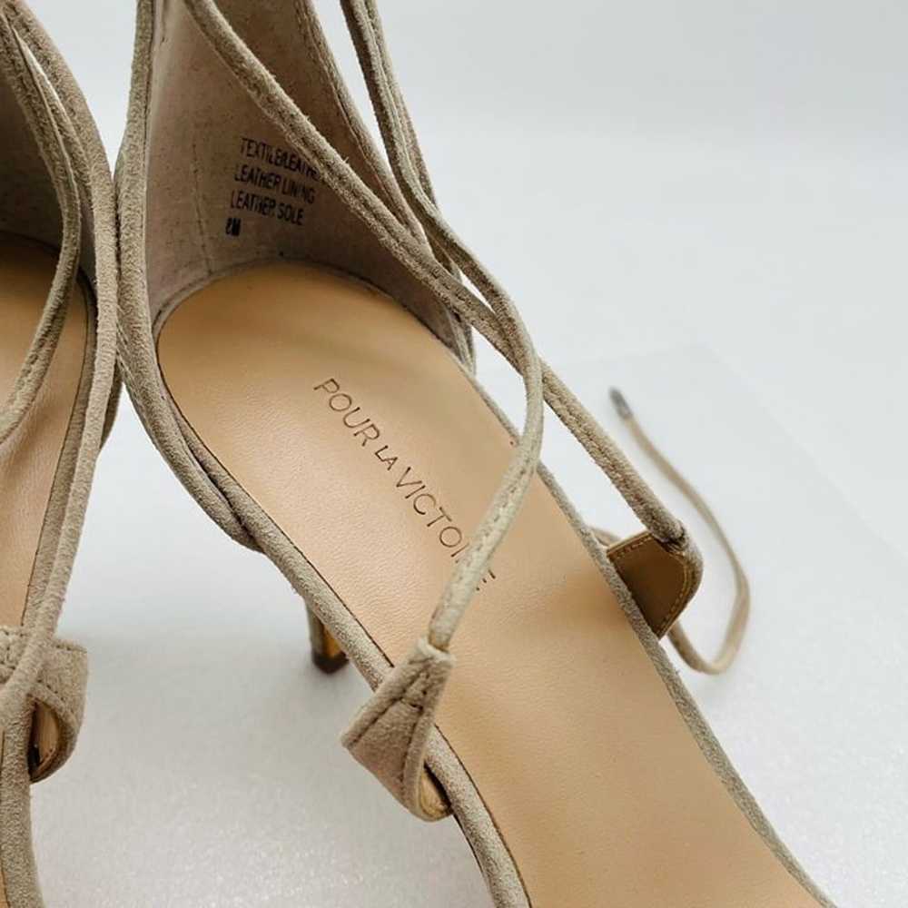 Pour La Victoire women's Lace-up heels sandals si… - image 6