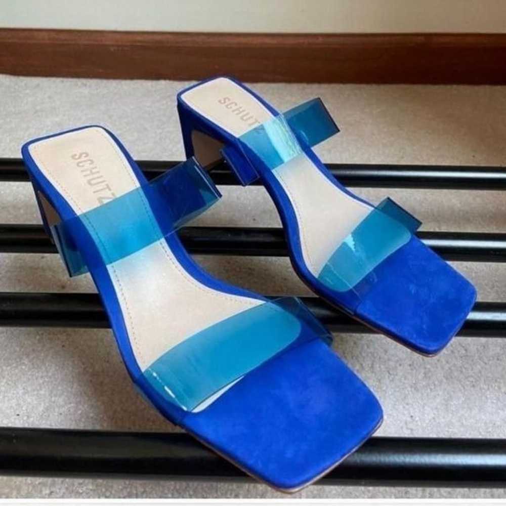SCHUTZ Women Taina Leather Slide Sandals - NEW NW… - image 4