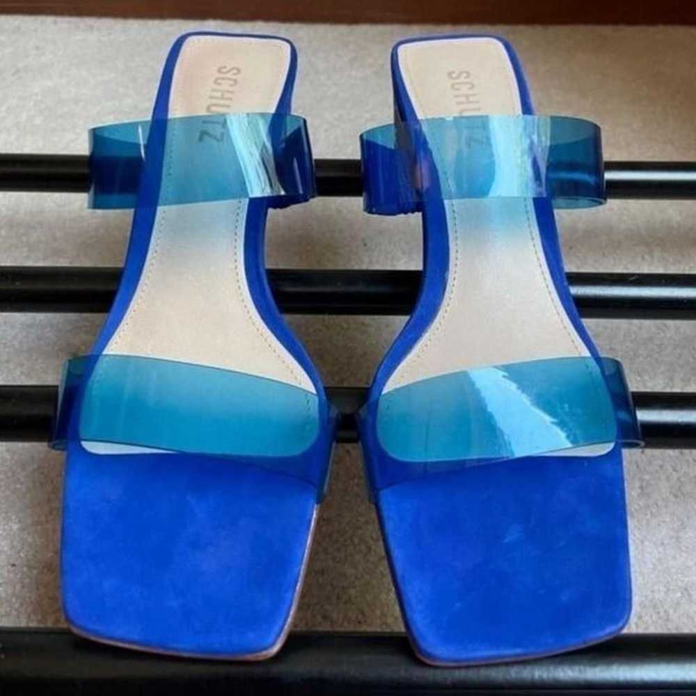 SCHUTZ Women Taina Leather Slide Sandals - NEW NW… - image 7