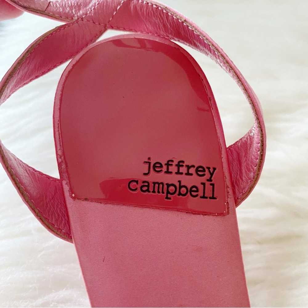 Jeffrey Campbell America Pink Satin Heels Open Sq… - image 7
