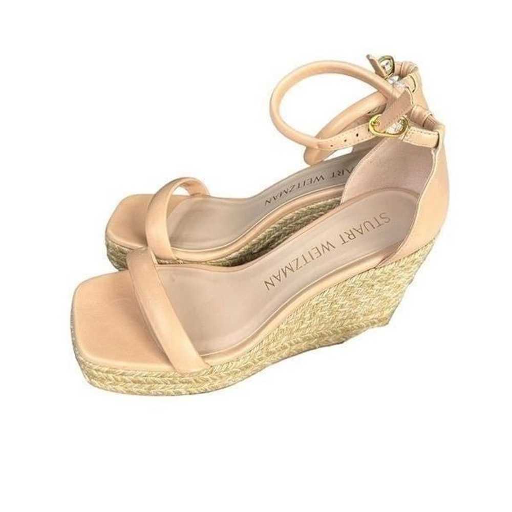 Stuart Weitzman Nudist Espadrille Wedge 9 - image 1