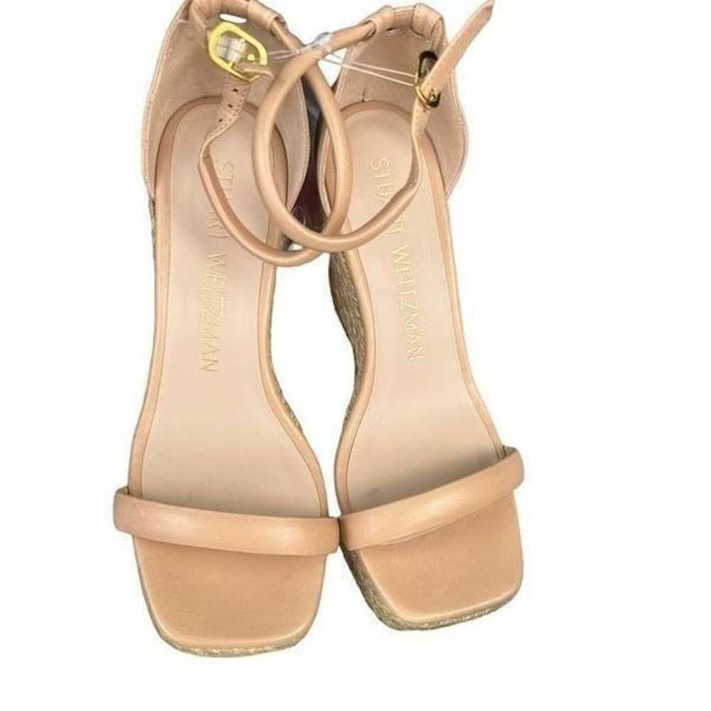 Stuart Weitzman Nudist Espadrille Wedge 9 - image 2