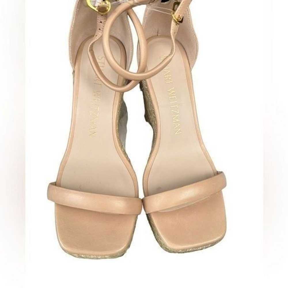 Stuart Weitzman Nudist Espadrille Wedge 9 - image 3