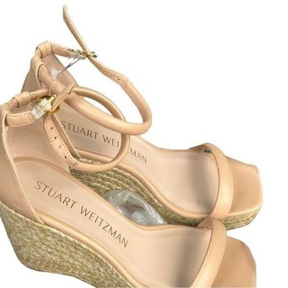 Stuart Weitzman Nudist Espadrille Wedge 9 - image 4