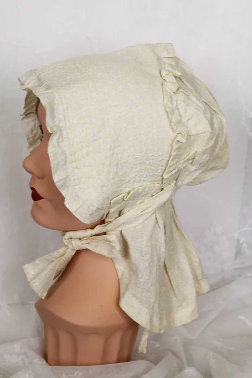 Darling Vintage Sun Bonnet Pioneer Bonnet with Ca… - image 2