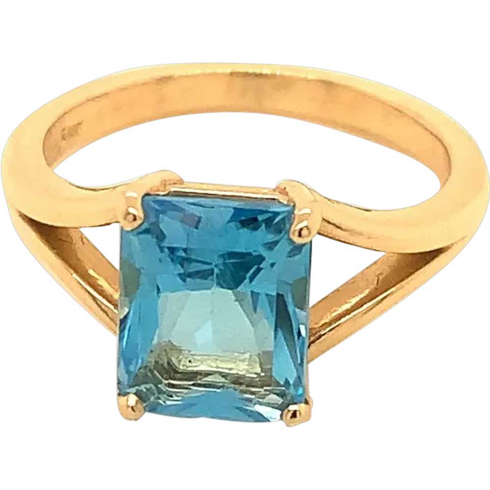 Blue Topaz Ring - image 1