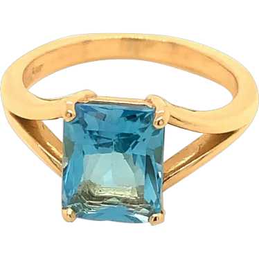 Blue Topaz Ring - image 1