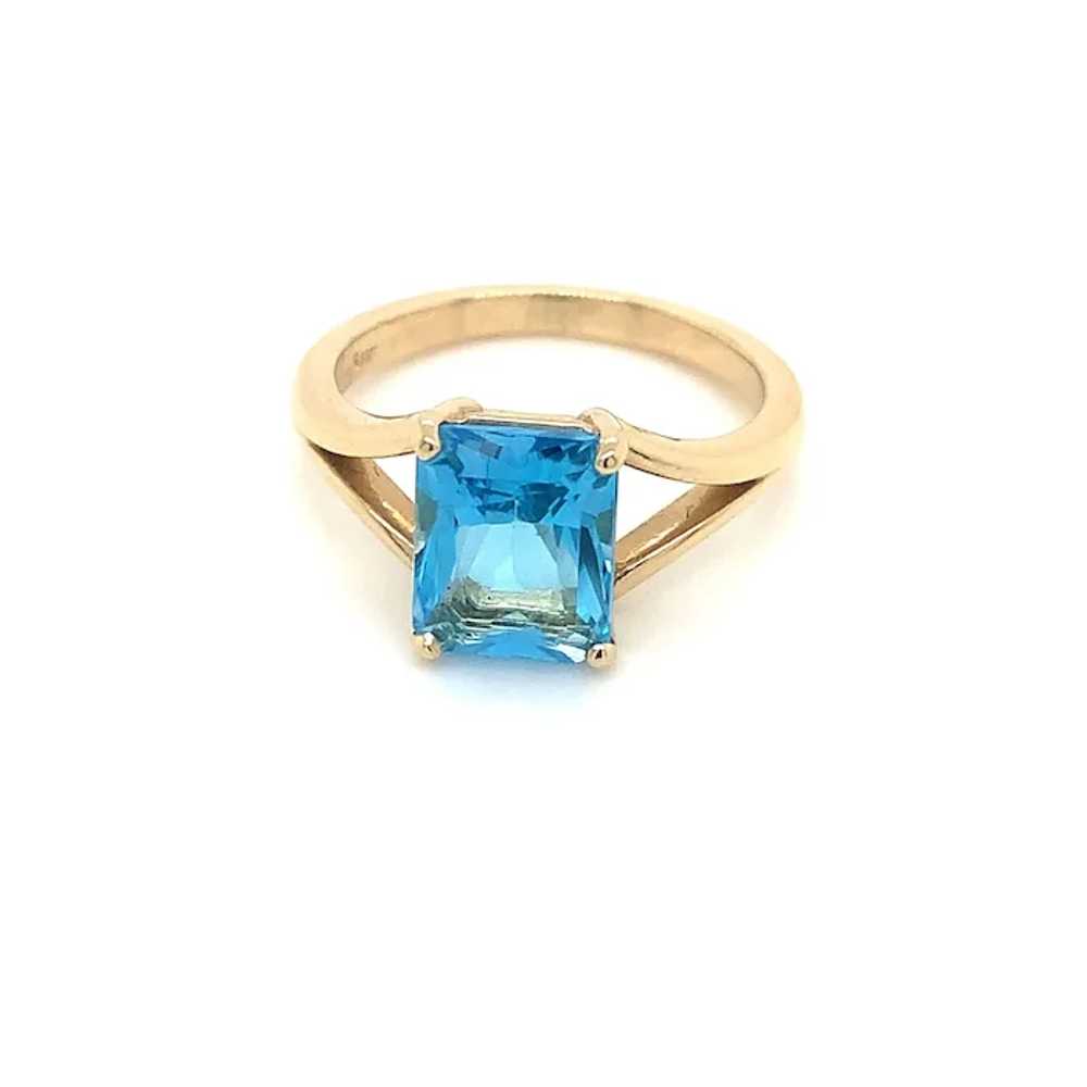 Blue Topaz Ring - image 3