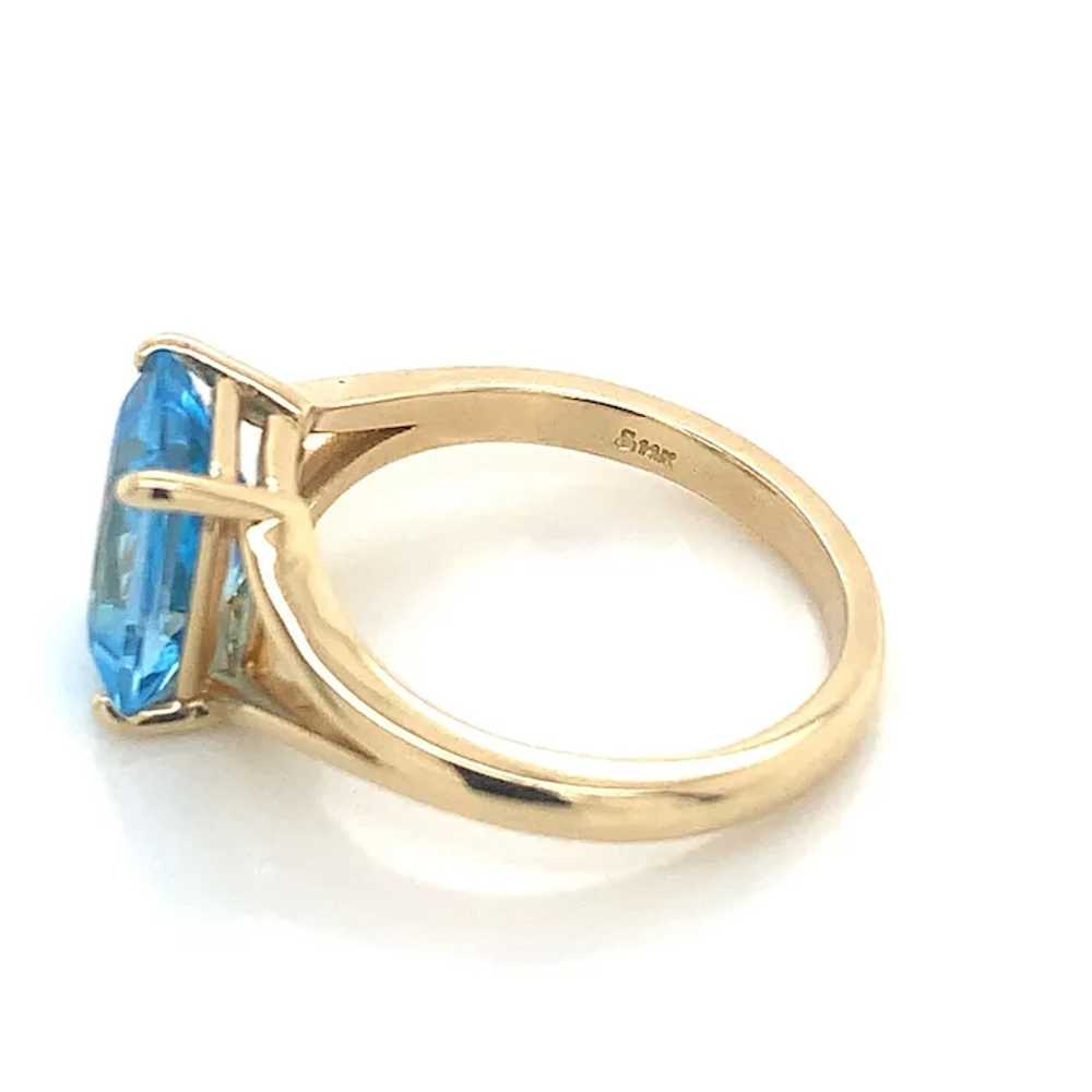 Blue Topaz Ring - image 4