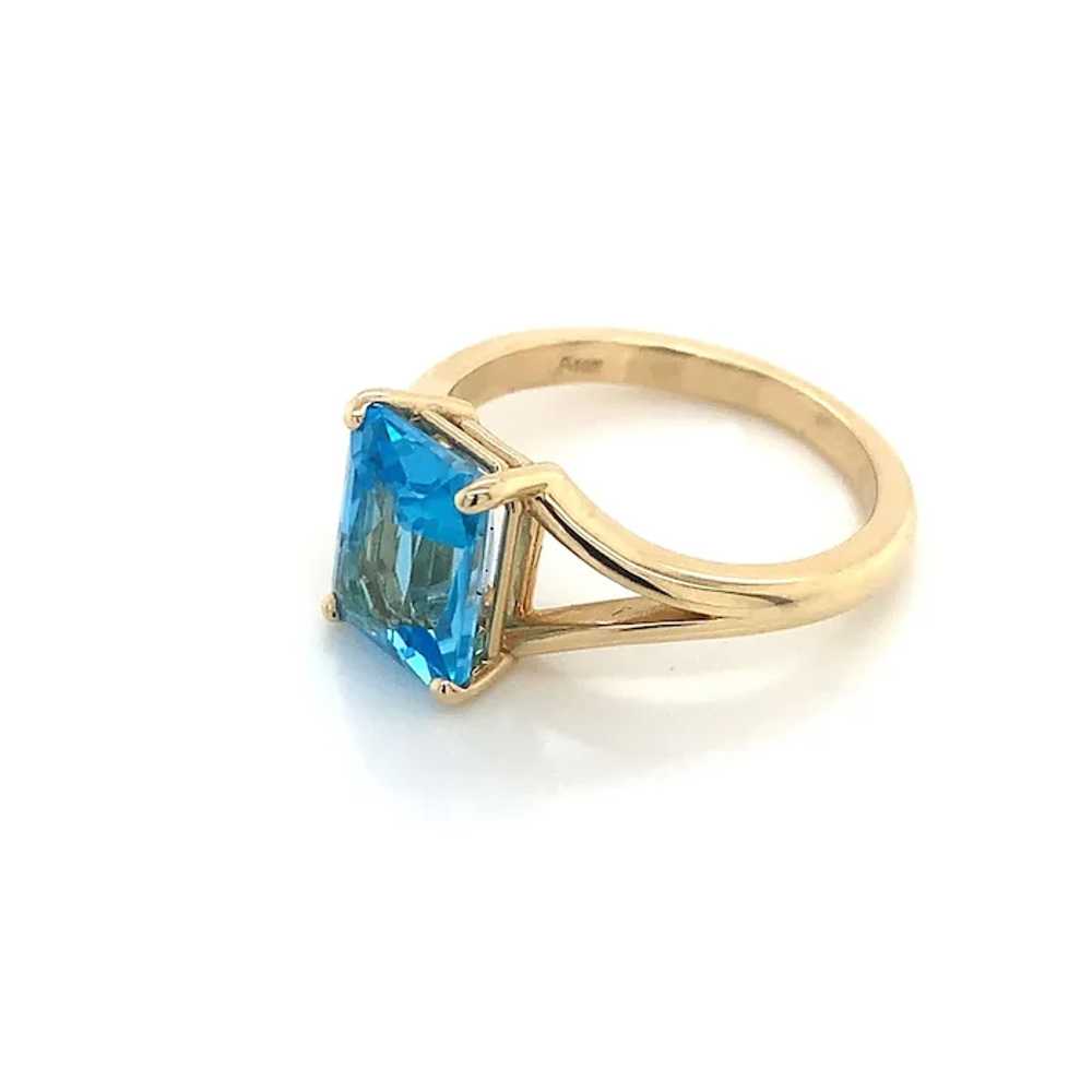 Blue Topaz Ring - image 5