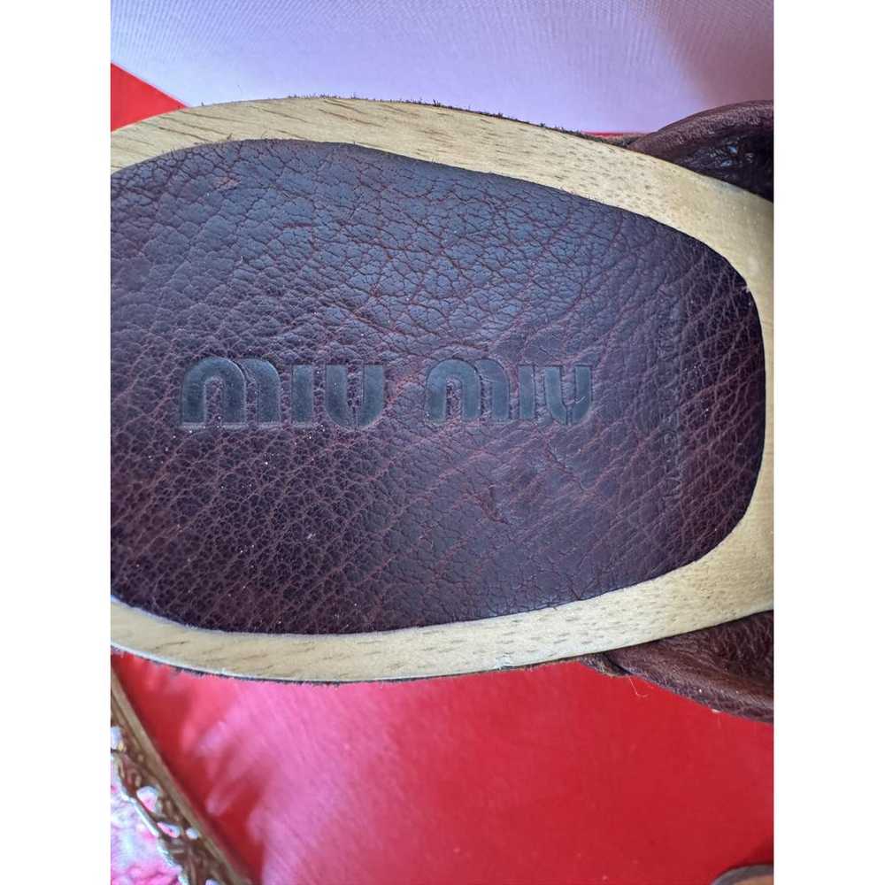 Miu Miu Cloth mules & clogs - image 2