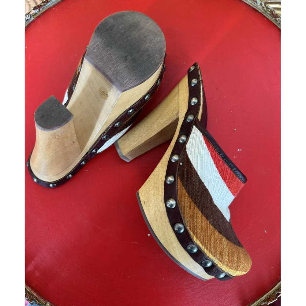 Miu Miu Cloth mules & clogs - image 9