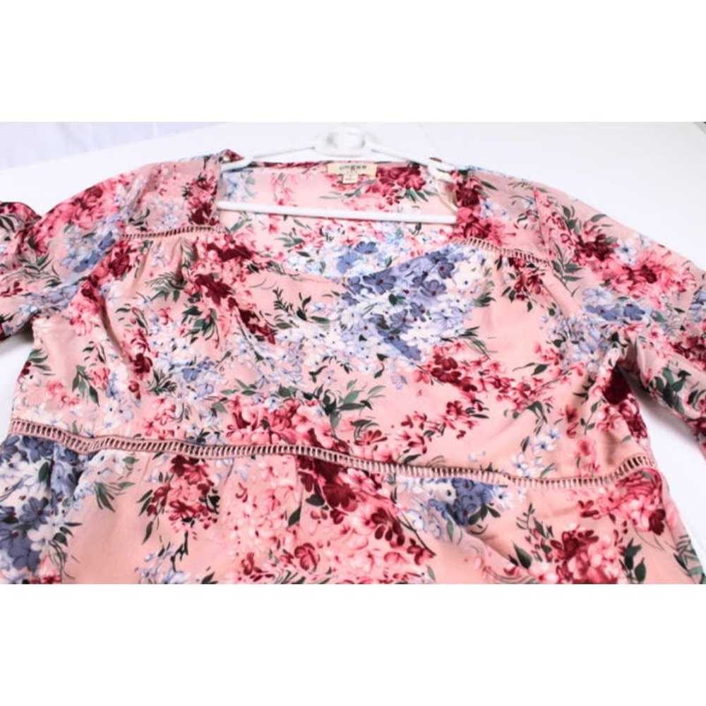 Umgee Knee Length Dress Size Small Floral Boho La… - image 5