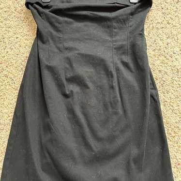 Target strapless black dress