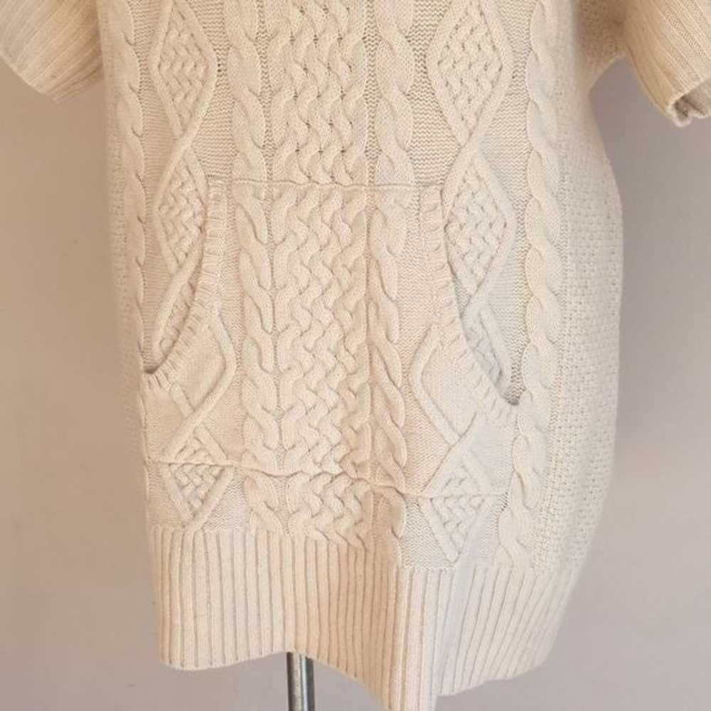 Bcbgmaxazria Sweater dress Small Ivory - image 3
