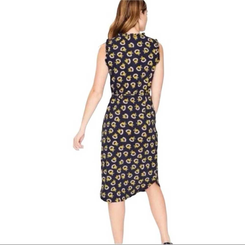 Boden Lois Floral Jersey Dress In Navy Yellow, Si… - image 2