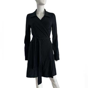 Lands' end wrap dress long sleeve up to knees - image 1