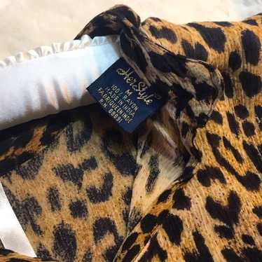 Women’s Leopard Print Maxi Dress