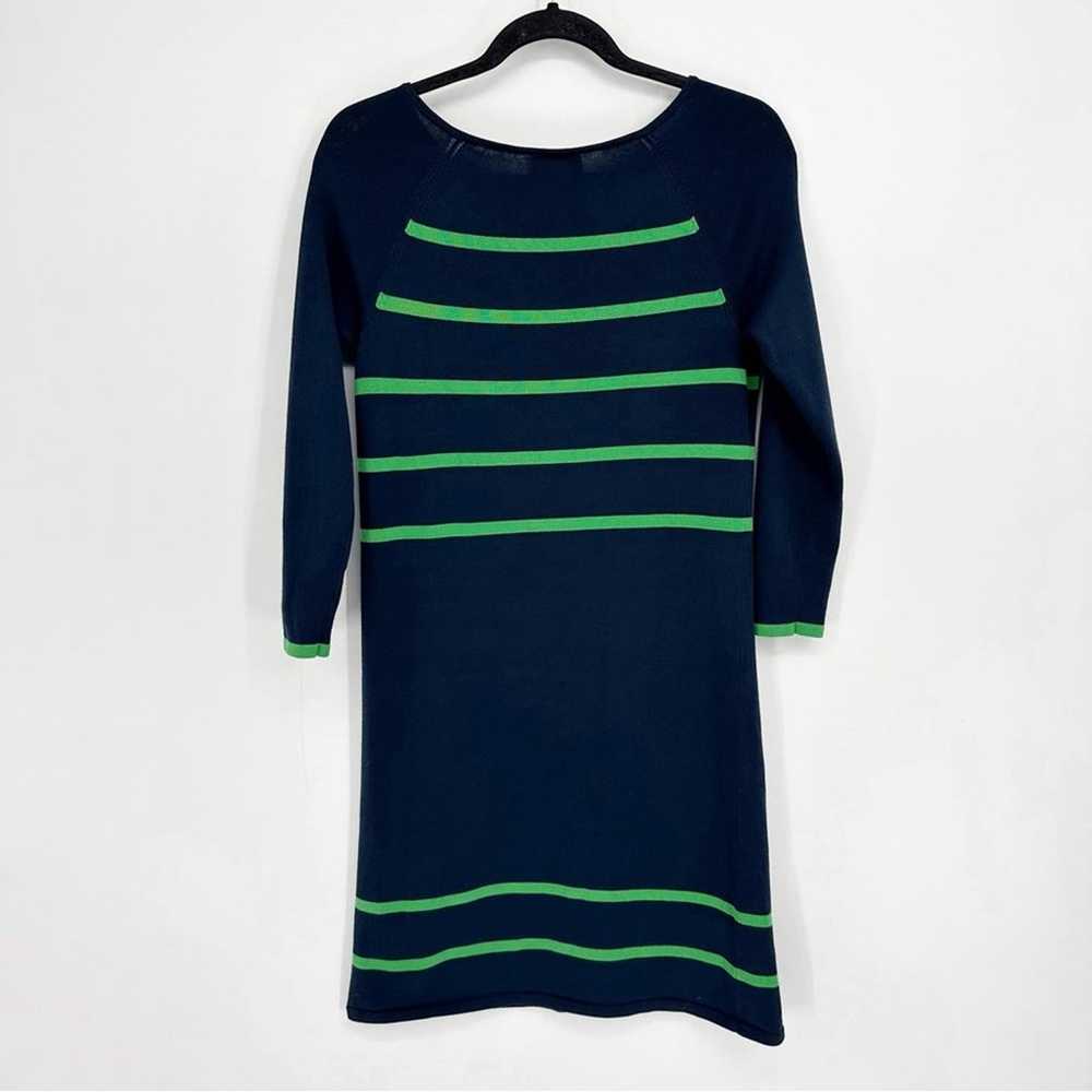 Vineyard Vines Navy & Tree Stripe Sweater Dress - image 3