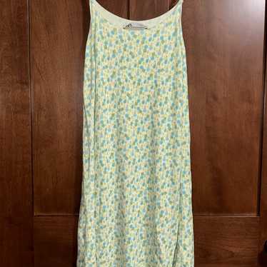Zara Floral Print Knit Summer Dress