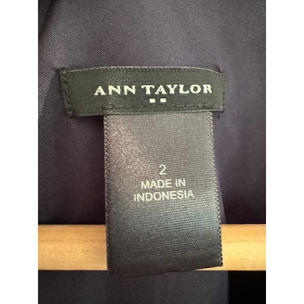 Ann Taylor Factory Sleeveless size 2 Navy dress w… - image 4
