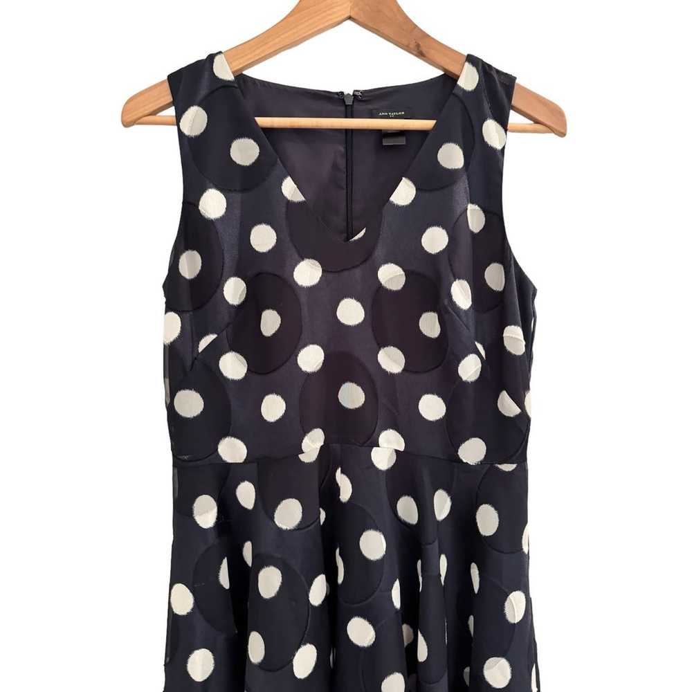 Ann Taylor Factory Sleeveless size 2 Navy dress w… - image 5