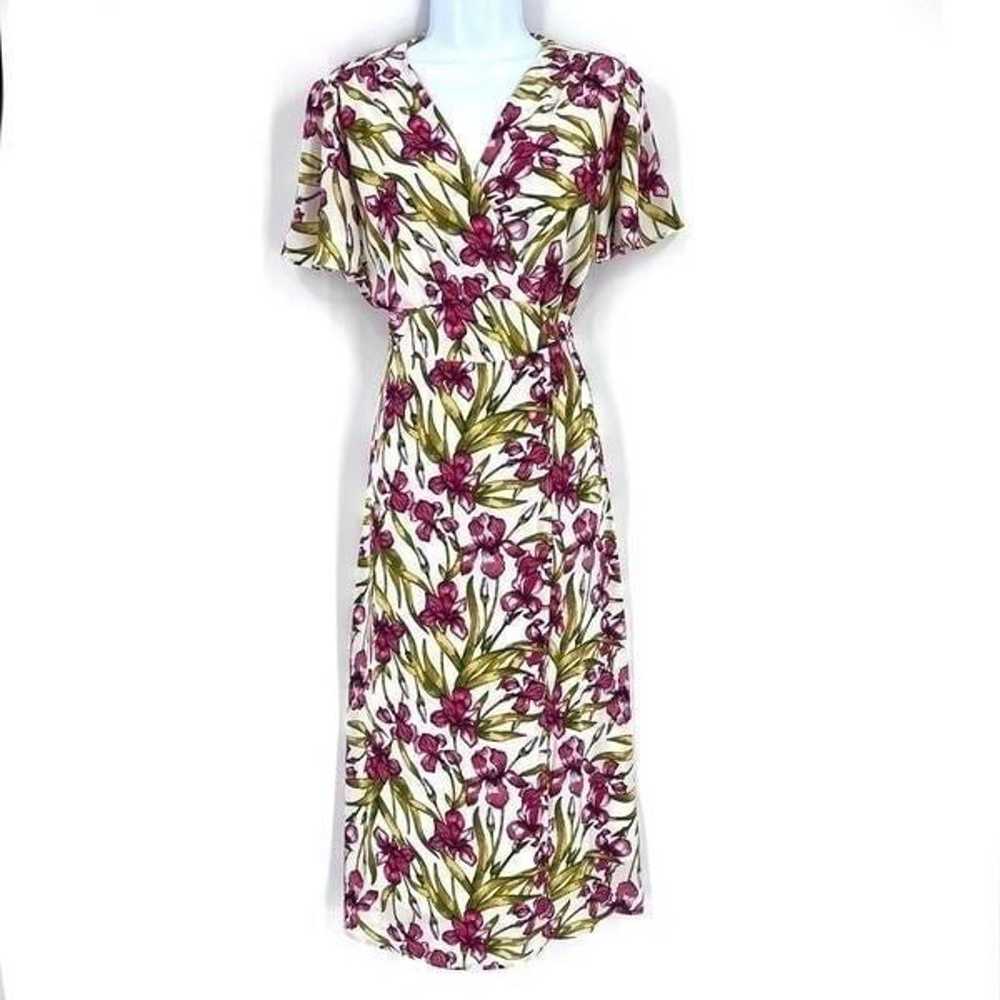 June & Hudson Women's Floral Wrap Dress Maxi Spri… - image 2