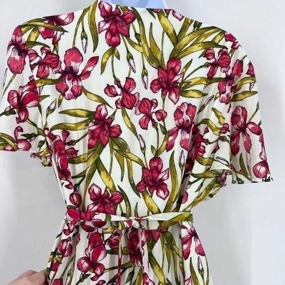 June & Hudson Women's Floral Wrap Dress Maxi Spri… - image 9