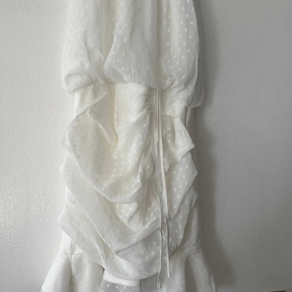NWT Lady Black Tie Mini White Dress - image 4