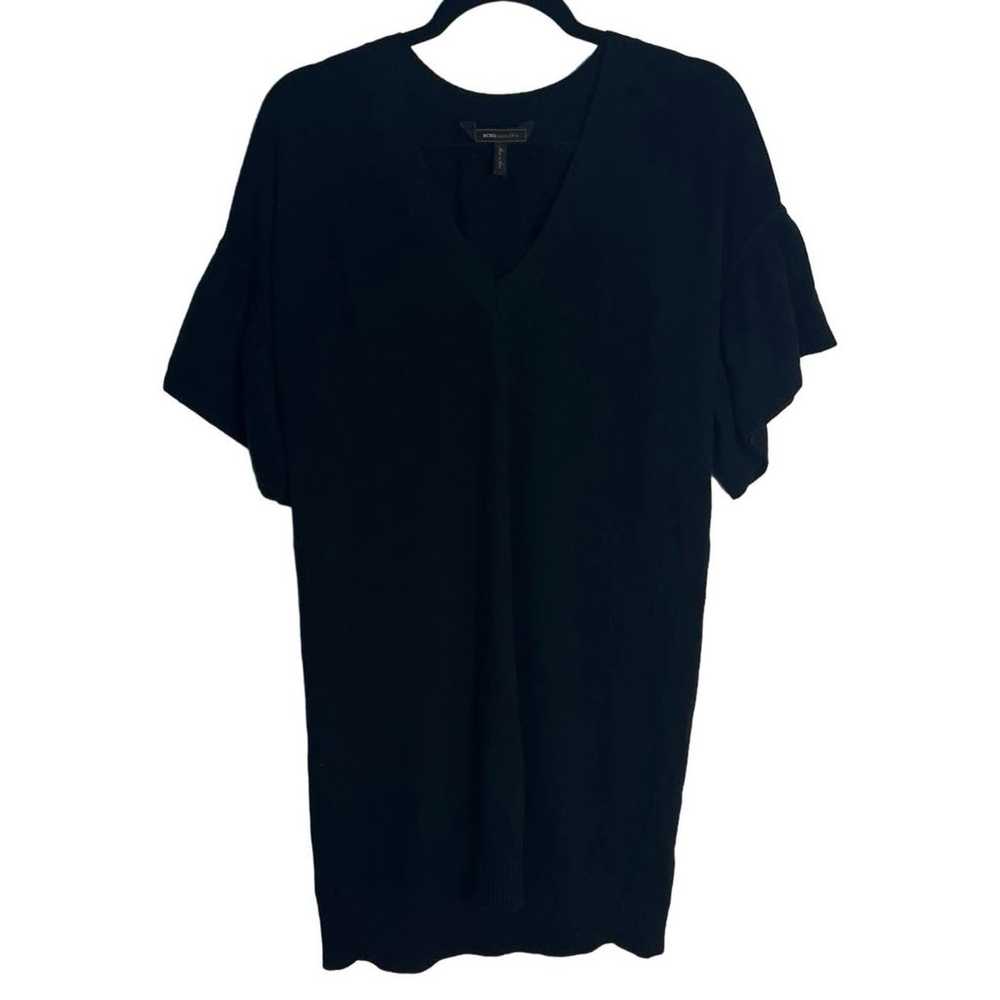 BCBGMaxazria 100% Lambswool Sweater Dress Short S… - image 4