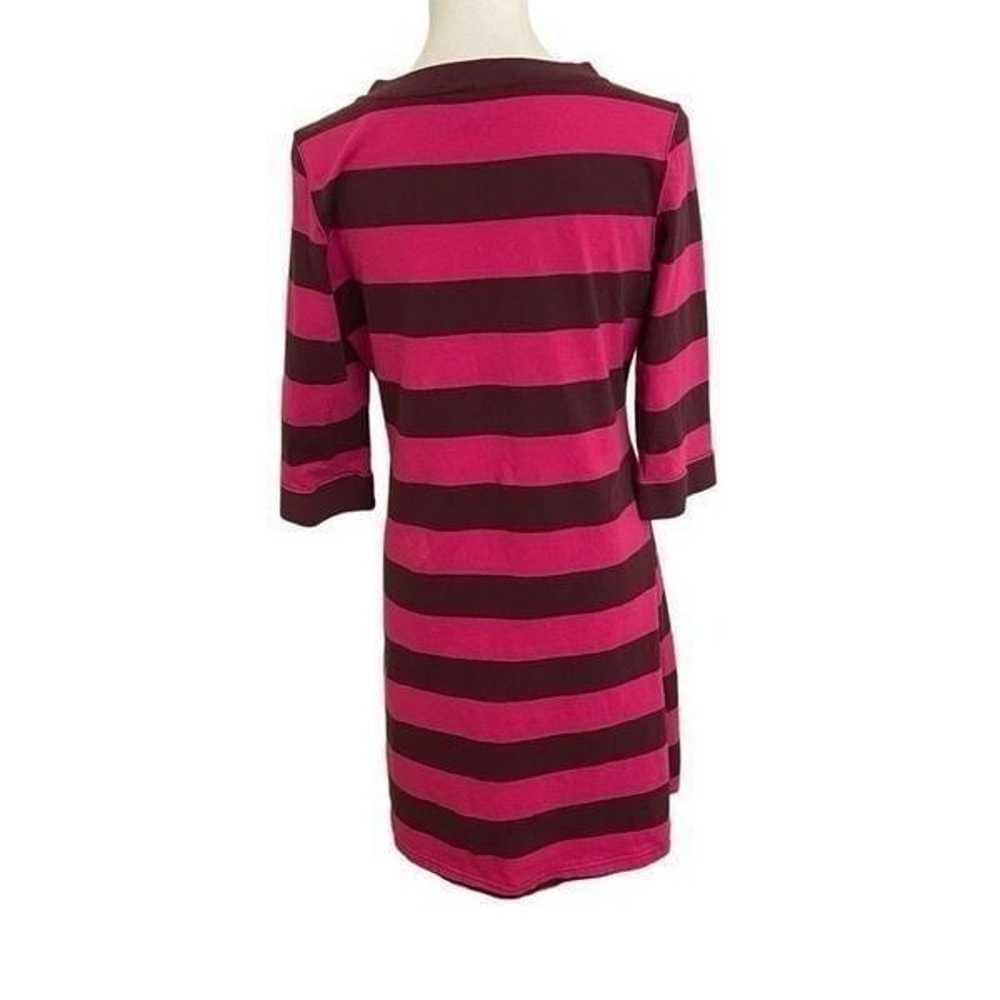 Patagonia Sender Stripe Henley Dress In Magenta R… - image 2