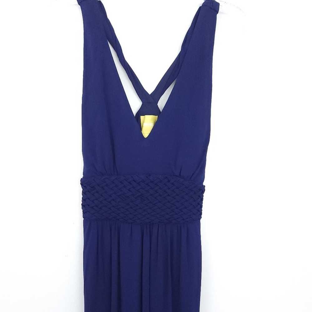Anthropologie Maeve Maxi Dress Size 0 Navy Blue S… - image 2