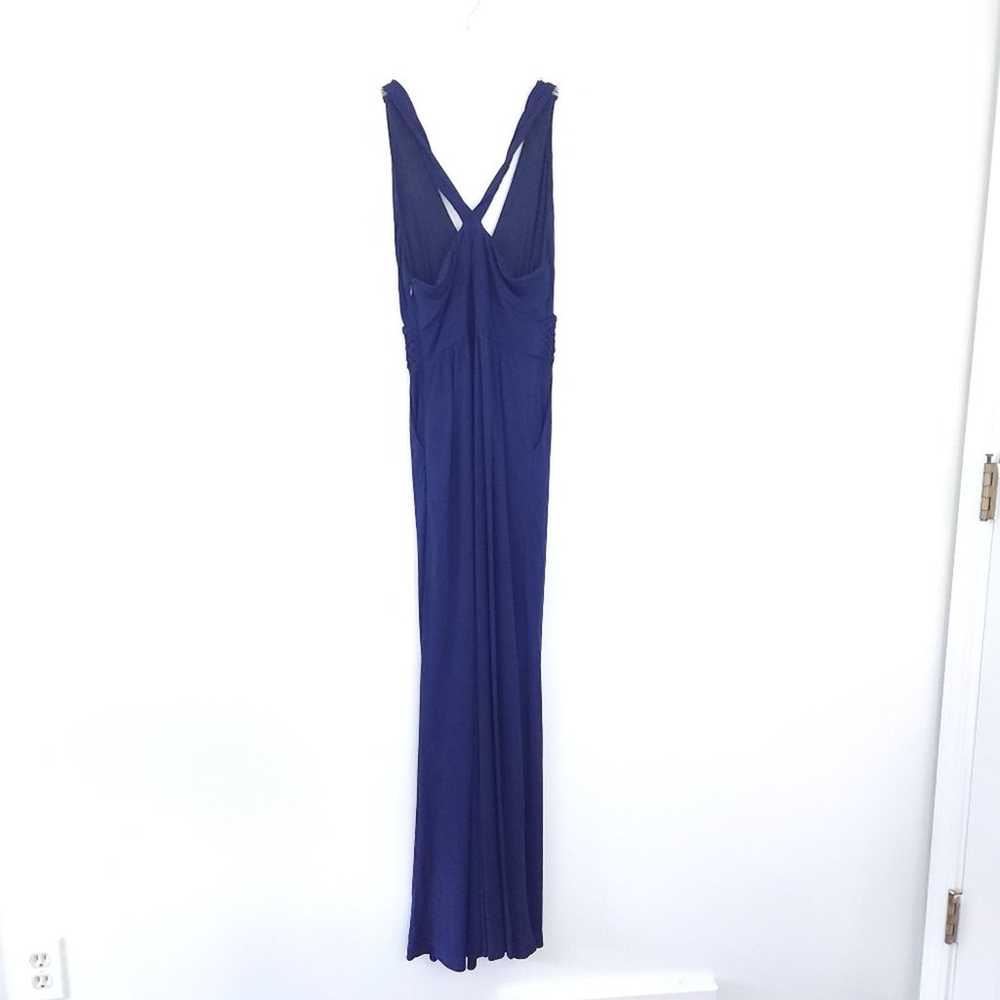 Anthropologie Maeve Maxi Dress Size 0 Navy Blue S… - image 3