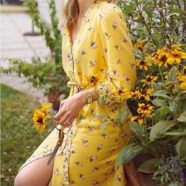 Draper James yellow Floral Dress