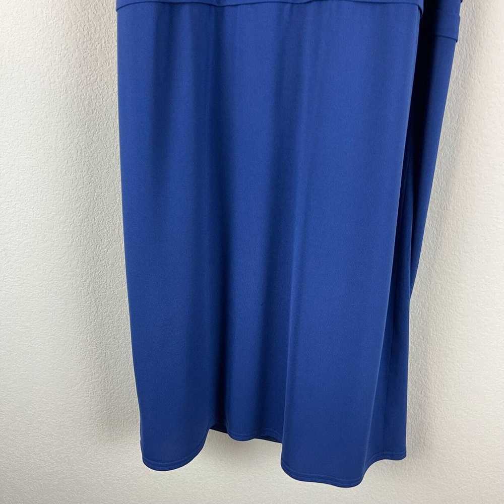 Tadashi Collection Halter Dress Womens Medium Blu… - image 3