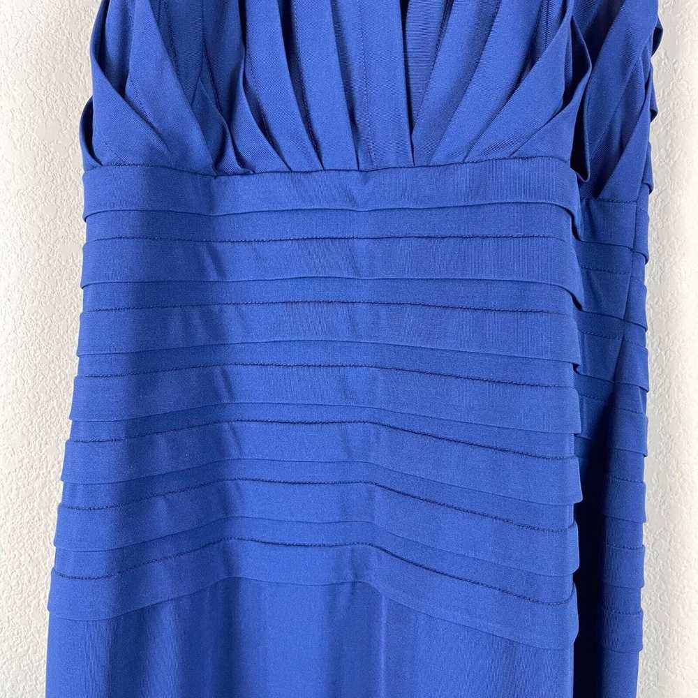 Tadashi Collection Halter Dress Womens Medium Blu… - image 4