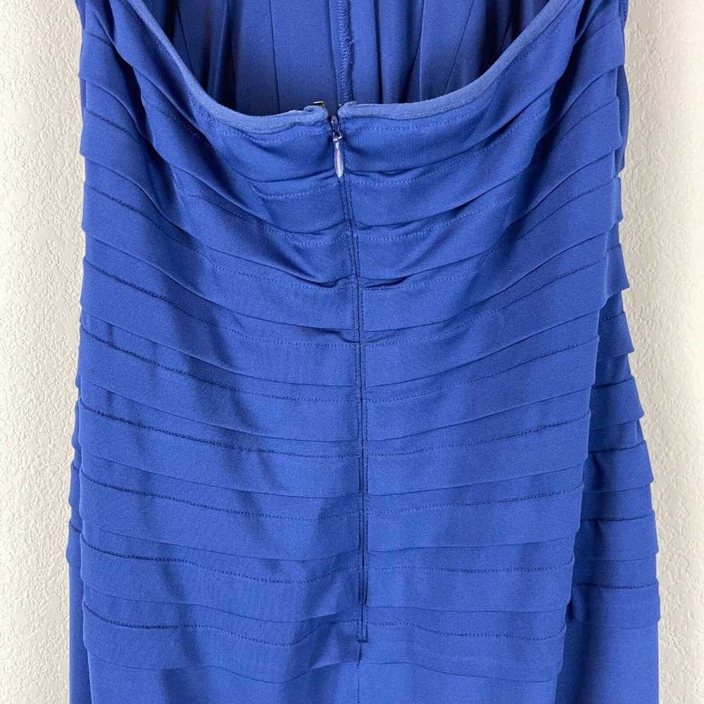 Tadashi Collection Halter Dress Womens Medium Blu… - image 8