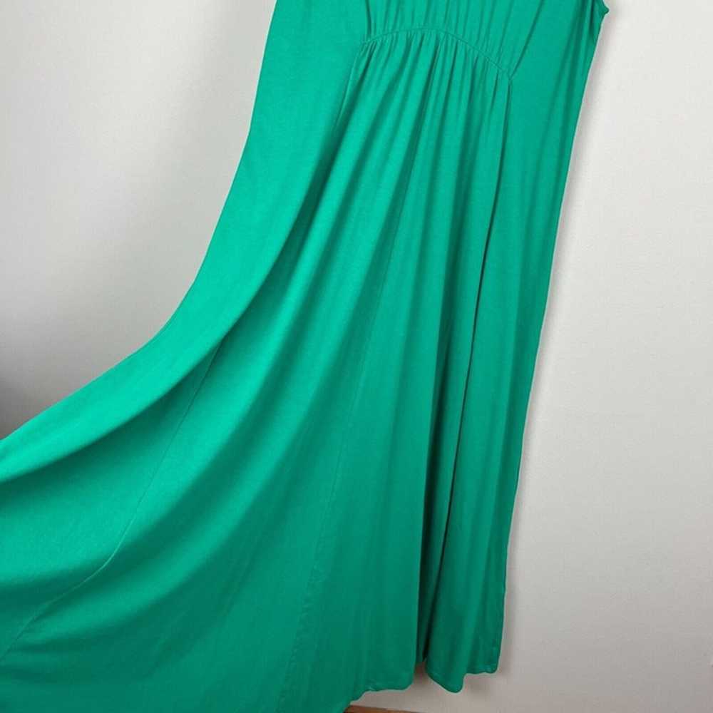 Soft Surroundings Maxi Dress Womens Large Green A… - image 3