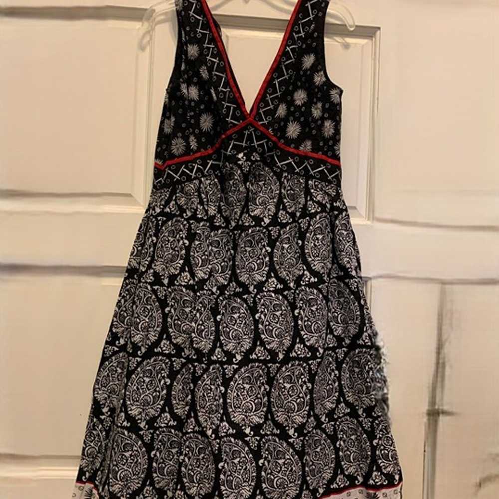 NWOT Adrianna Papell Black Summer Dress Size 6 - image 1