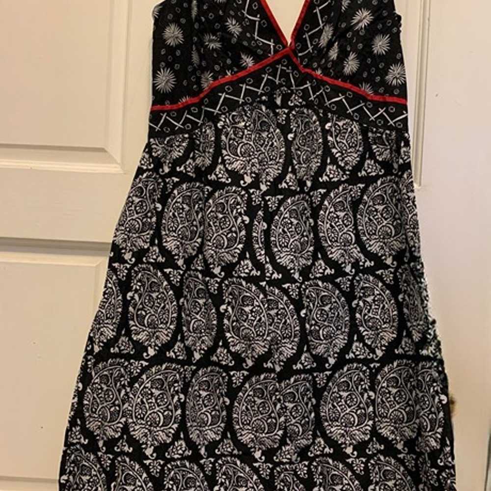 NWOT Adrianna Papell Black Summer Dress Size 6 - image 2