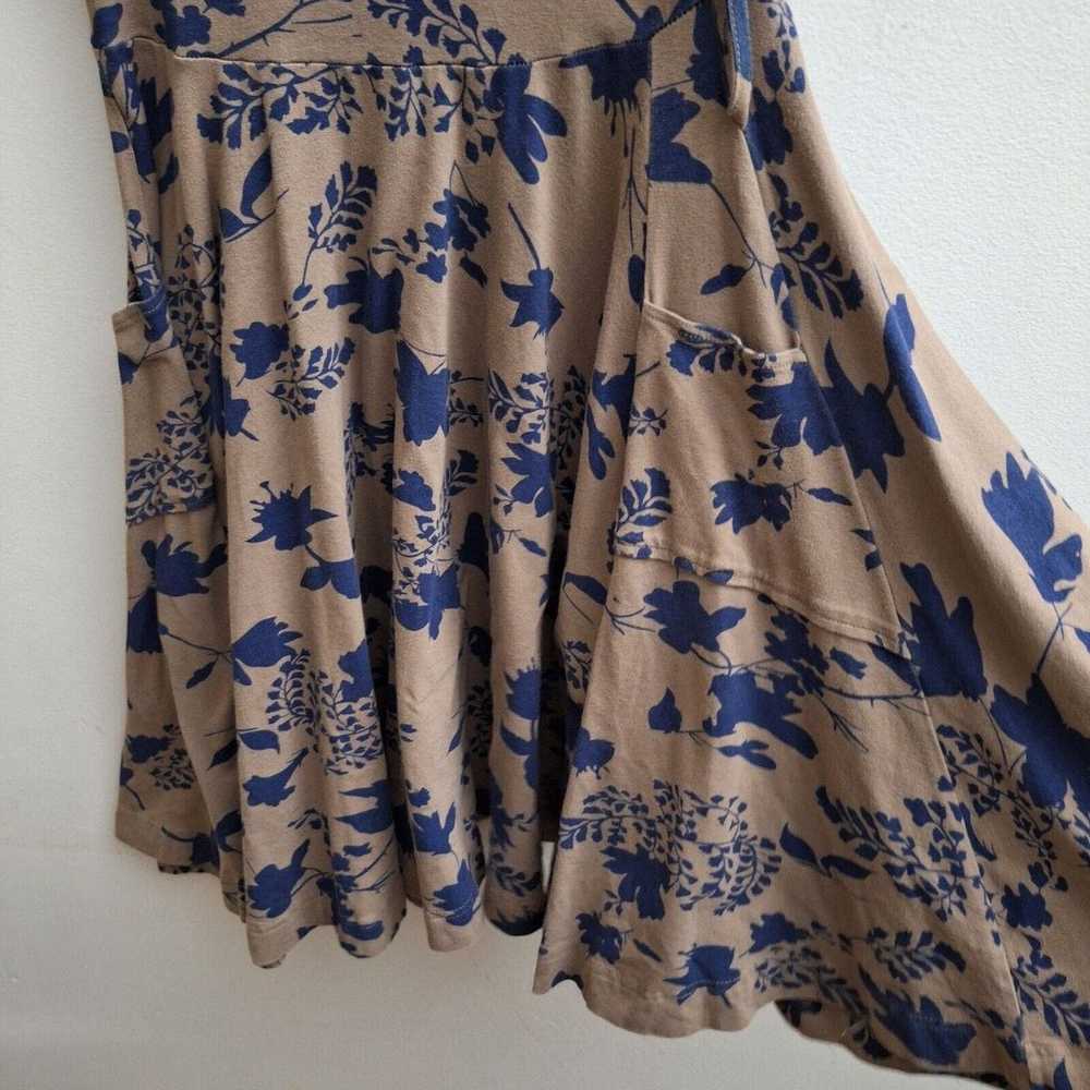 Effie’s Heart Dolce Vita Dress Sz Small Tan Blue … - image 6