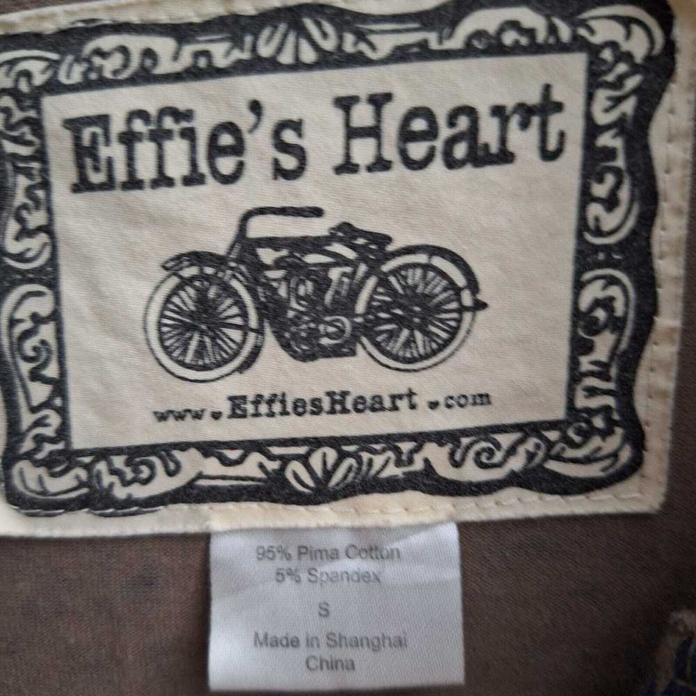 Effie’s Heart Dolce Vita Dress Sz Small Tan Blue … - image 9