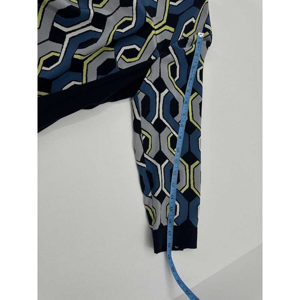 Trina Turk Womens Dress size 8 Blue Gray Geometri… - image 6