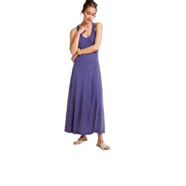 Maeve Melanie Knit Maxi Dress in Purple Size XS - image 1