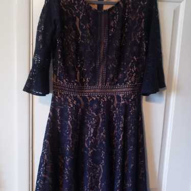 Lace Dress ( NAVY ) - image 1